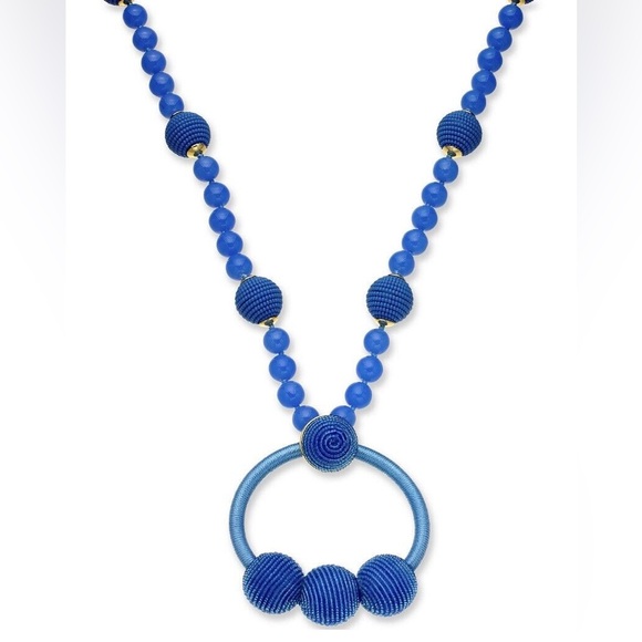 Kate Spade NWOT “And the Bead Goes On” Pendant Necklace - Picture 1 of 4